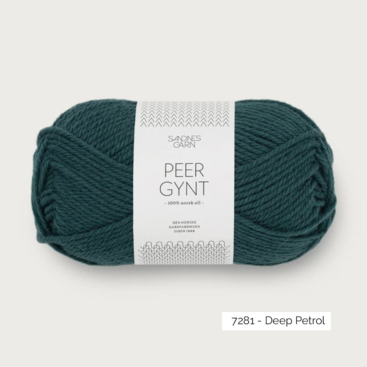 Pelote de Peer Gynt de Sandnes Garn coloris 7281 Deep Petrol