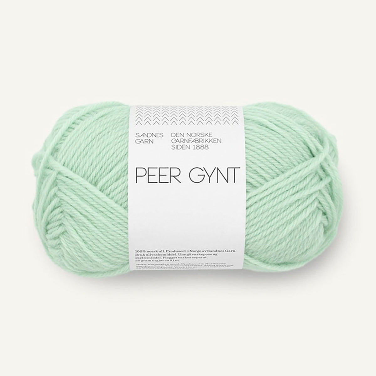 Pelote de Peer Gynt de Sandnes Garn coloris 7911 Mint