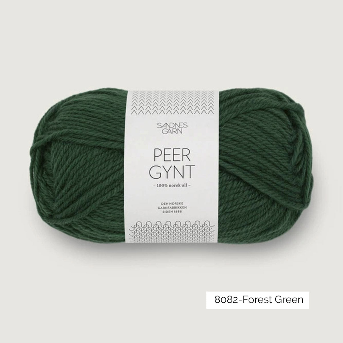 Pelote de Peer Gynt de Sandnes Garn coloris 8082 Forest Green