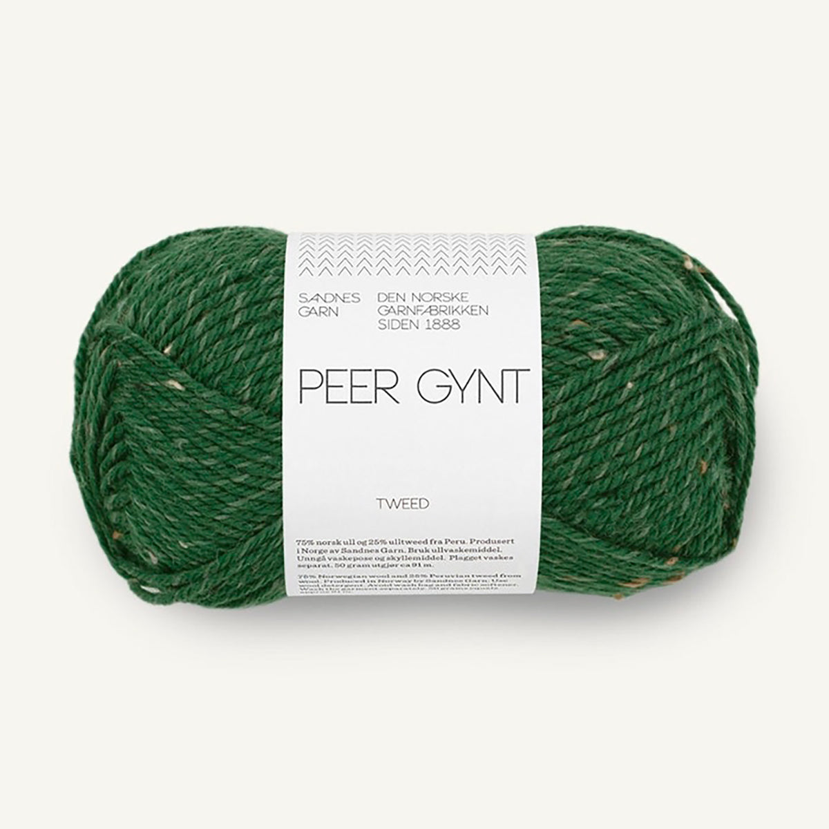 Pelote de Peer Gynt de Sandnes Garn coloris 8085 Gron Tweed
