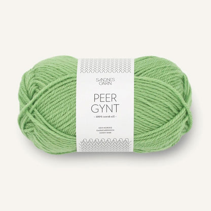 Pelote de Peer Gynt de Sandnes Garn coloris 8733 Spring Green