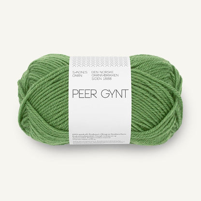 Pelote de Peer Gynt de Sandnes Garn coloris 8753 Vineyard Green