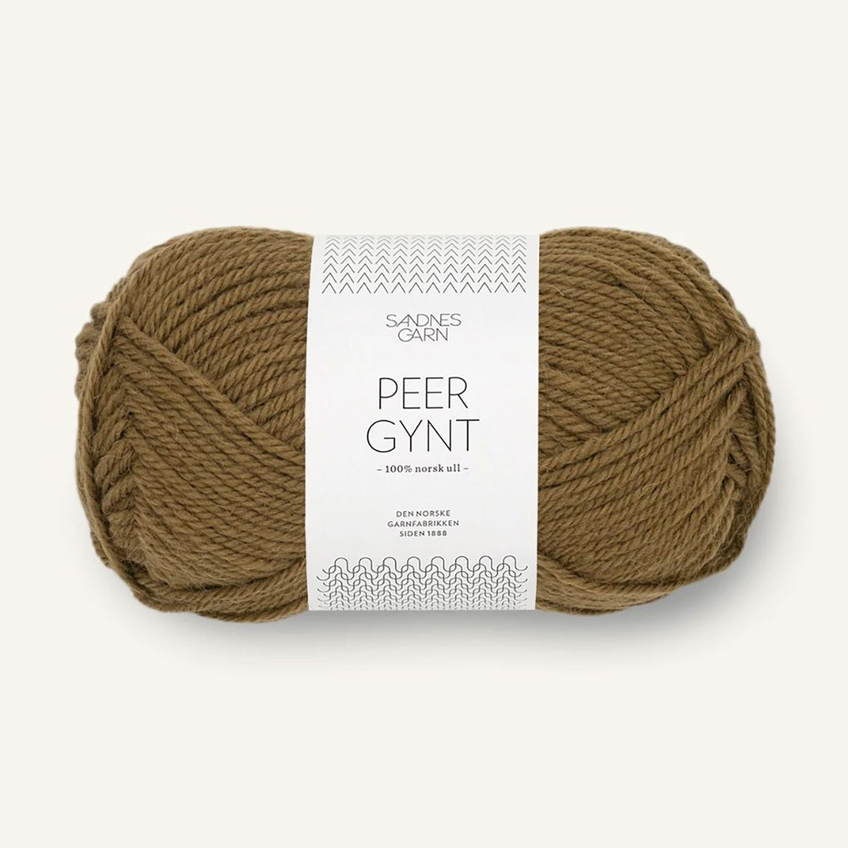 Pelote de Peer Gynt de Sandnes Garn coloris 9873 Dark Olive