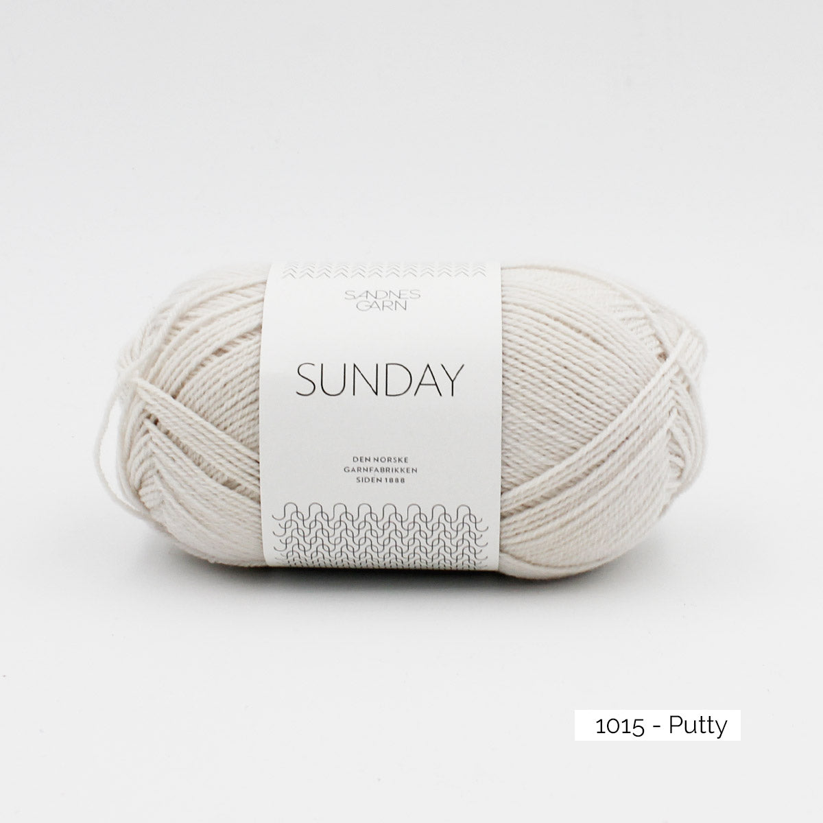 Pelote de Sunday de Sandnes Garn coloris 1015 Putty