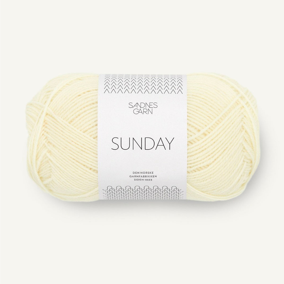 Pelote de Sunday de Sandnes Garn coloris 2009 Lemon Icing