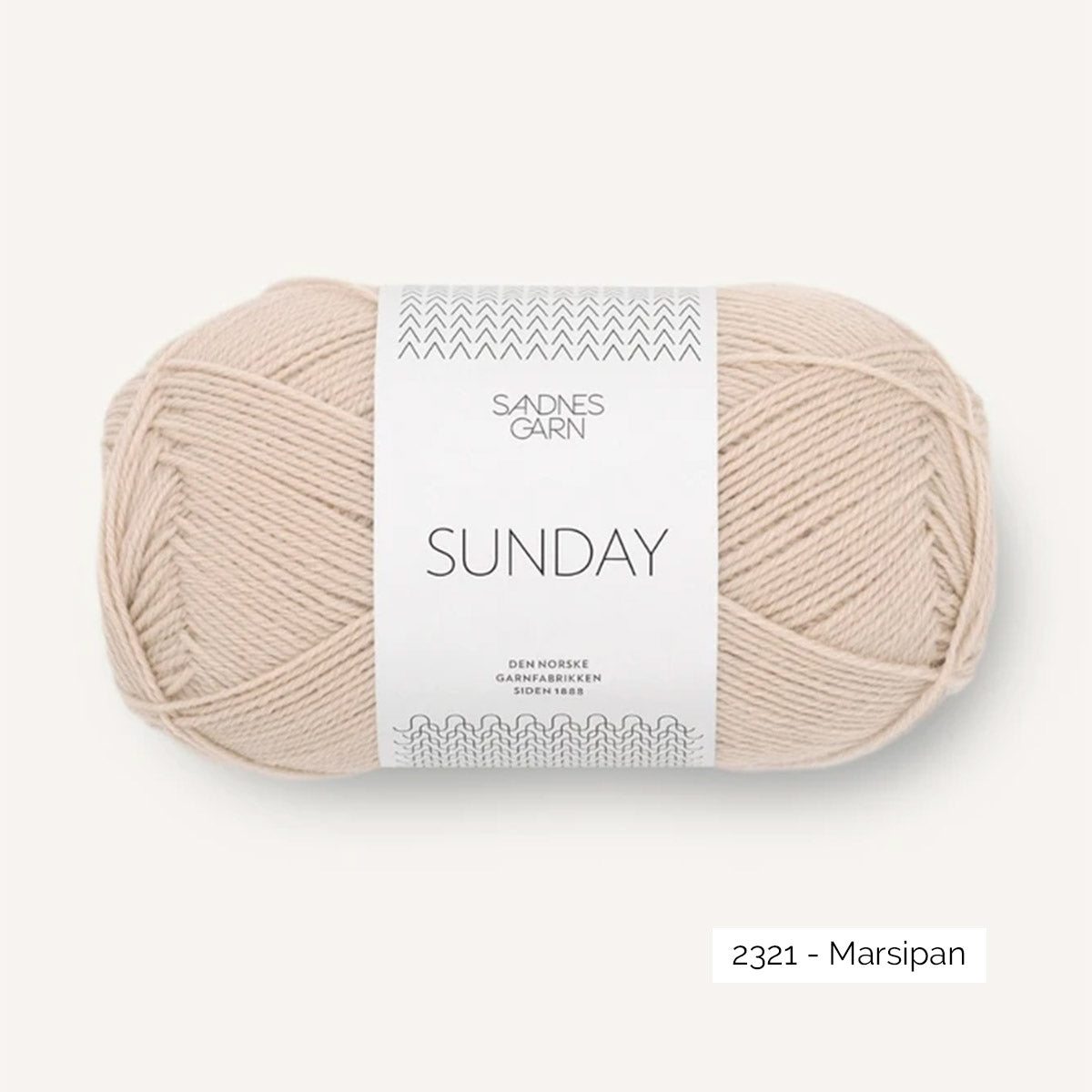 Pelote de Sunday de Sandnes Garn, coloris 2321 Marsipan