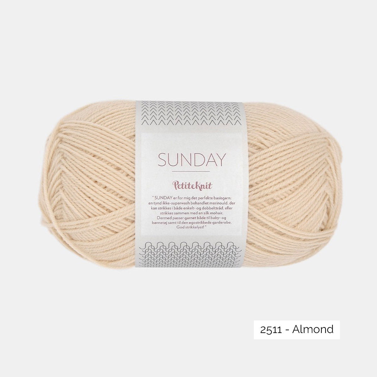 Pelote de Sunday de Sandnes Garn coloris 2511 Almond