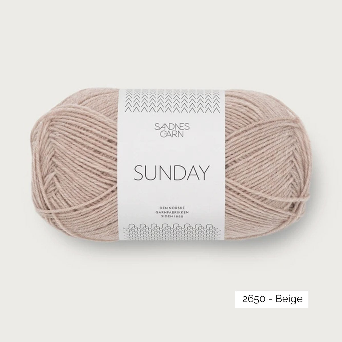 Pelote de Sunday de Sandnes Garn coloris 2650 Beige