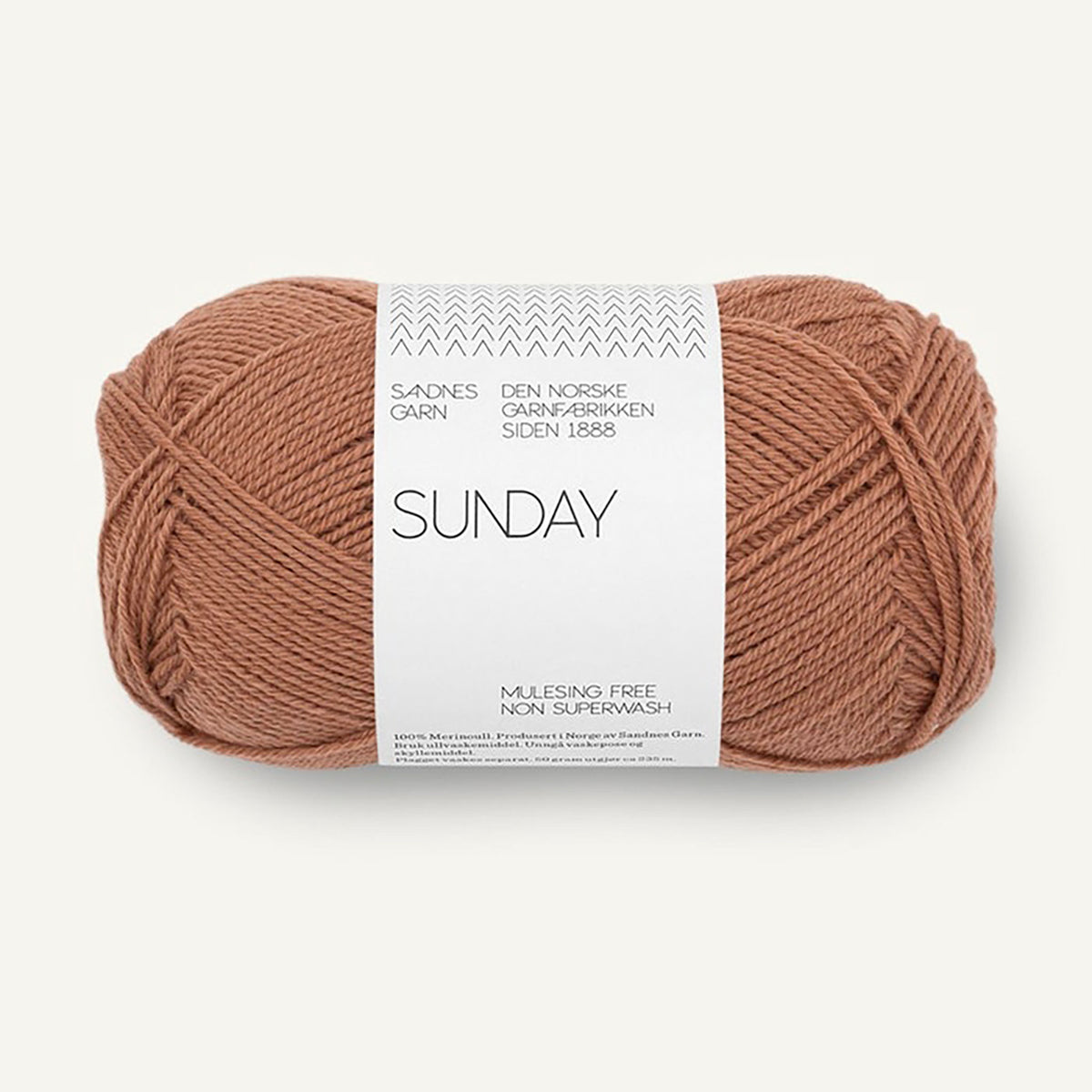 Pelote de Sunday de Sandnes Garn, coloris 3342 Mocha Mousse