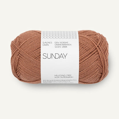 Pelote de Sunday de Sandnes Garn, coloris 3342 Mocha Mousse