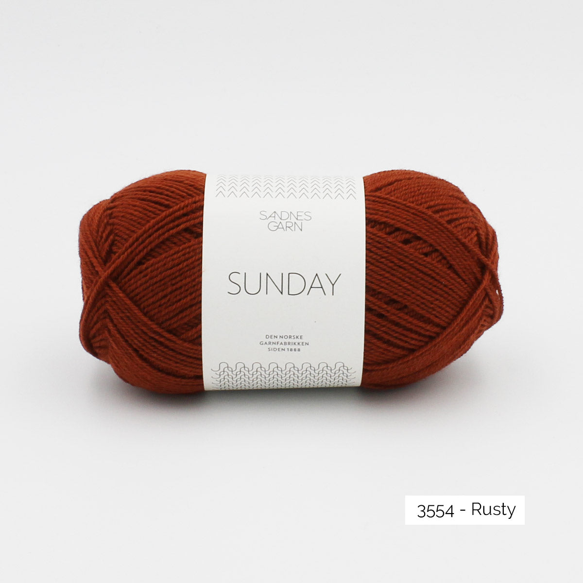 Pelote de Sunday de Sandnes Garn coloris 3554 Rusty