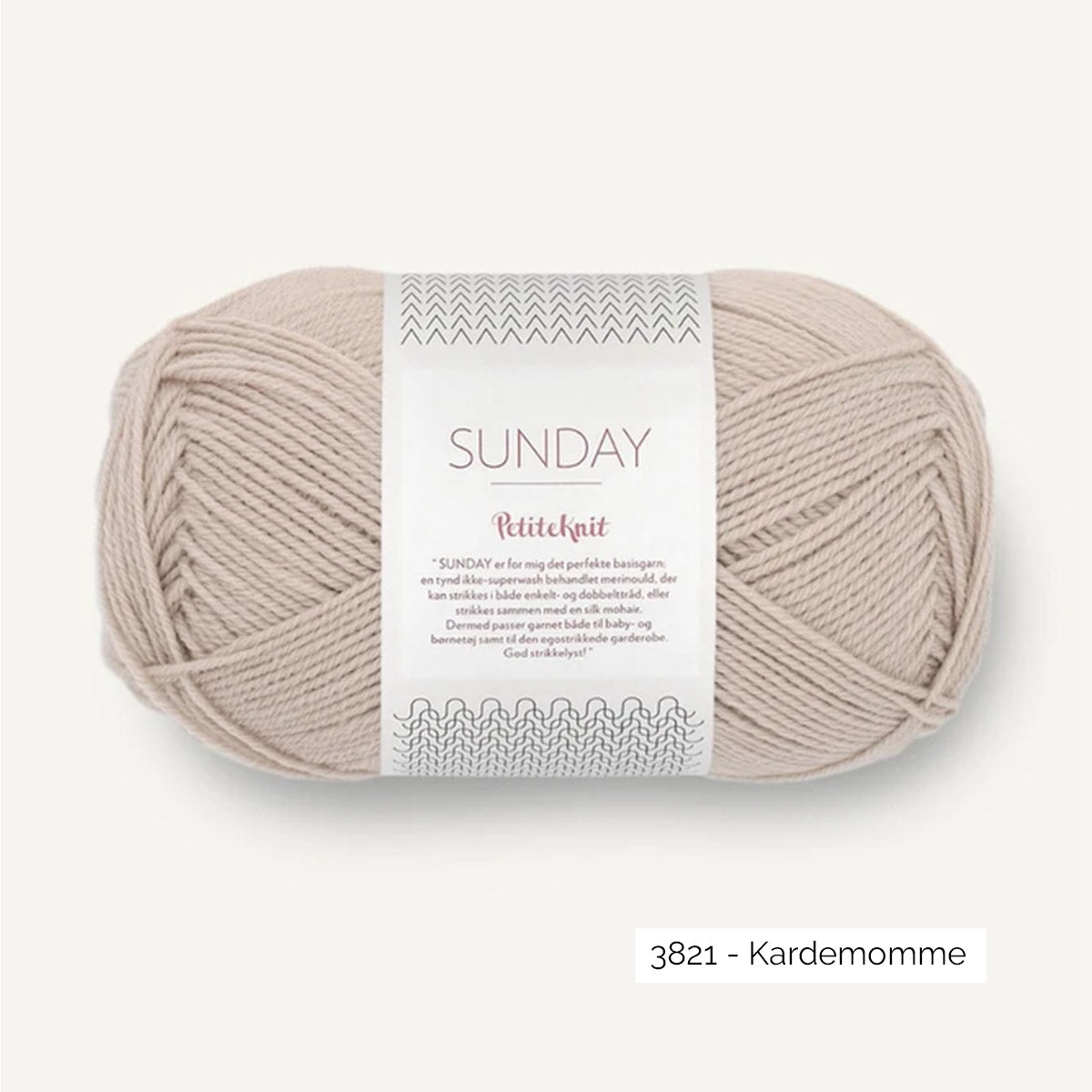 Pelote de Sunday de Sandnes Garn, collection Petite Knit, coloris 3821 Kardemomme