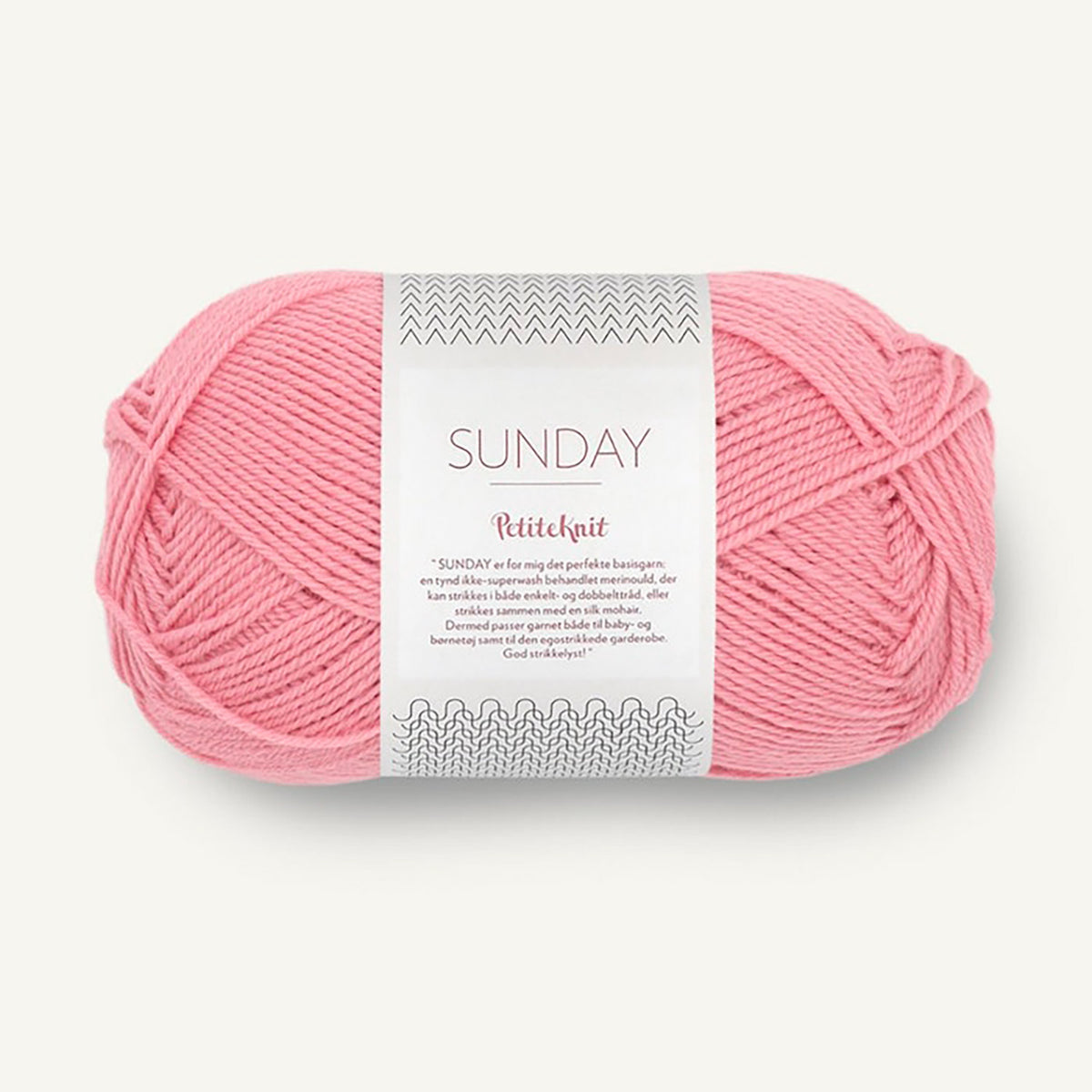 Pelote de Sunday de Sandnes Garn, collection Petite Knit, coloris 4304 Plastic Pink