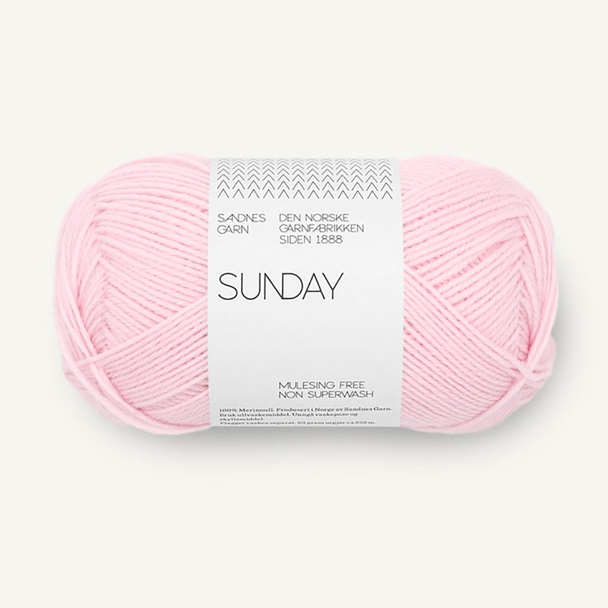 Pelote de Sunday de Sandnes Garn, coloris 4511 Ballet Pink