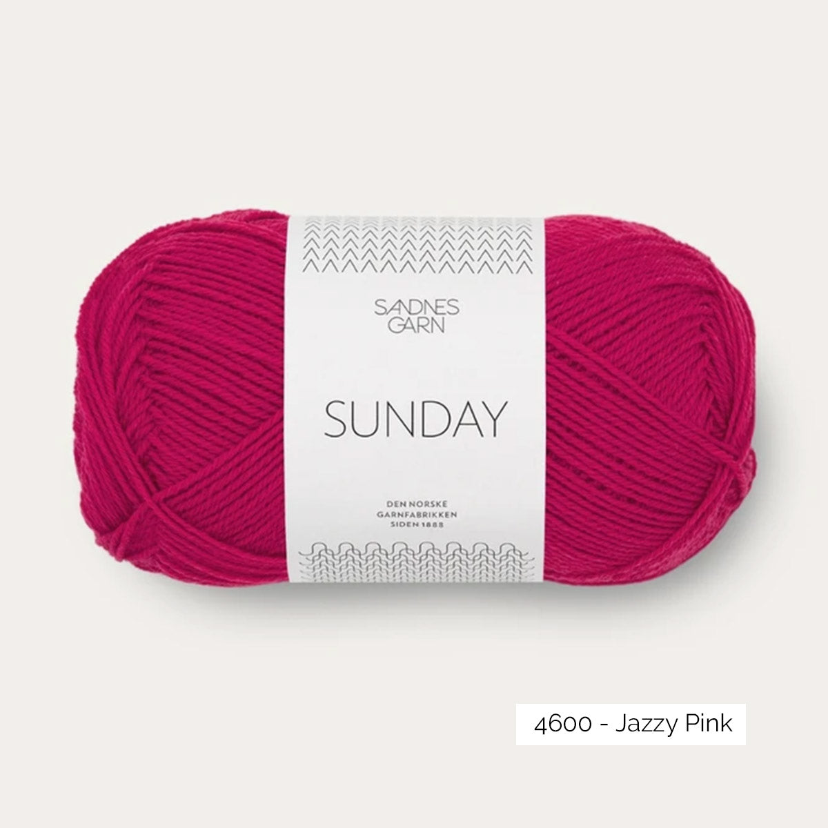 Pelote de Sunday de Sandnes Garn, coloris 4600 Jazzy Pink