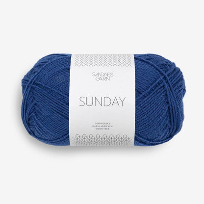 Pelote de Sunday de Sandnes Garn coloris 5846 Blue