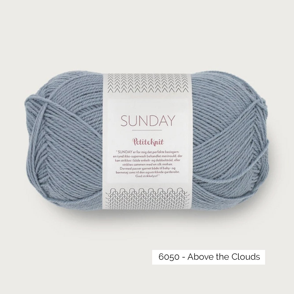 Pelote de Sunday de Sandnes Garn, collection Petite Knit, coloris 6050 Above the Clouds