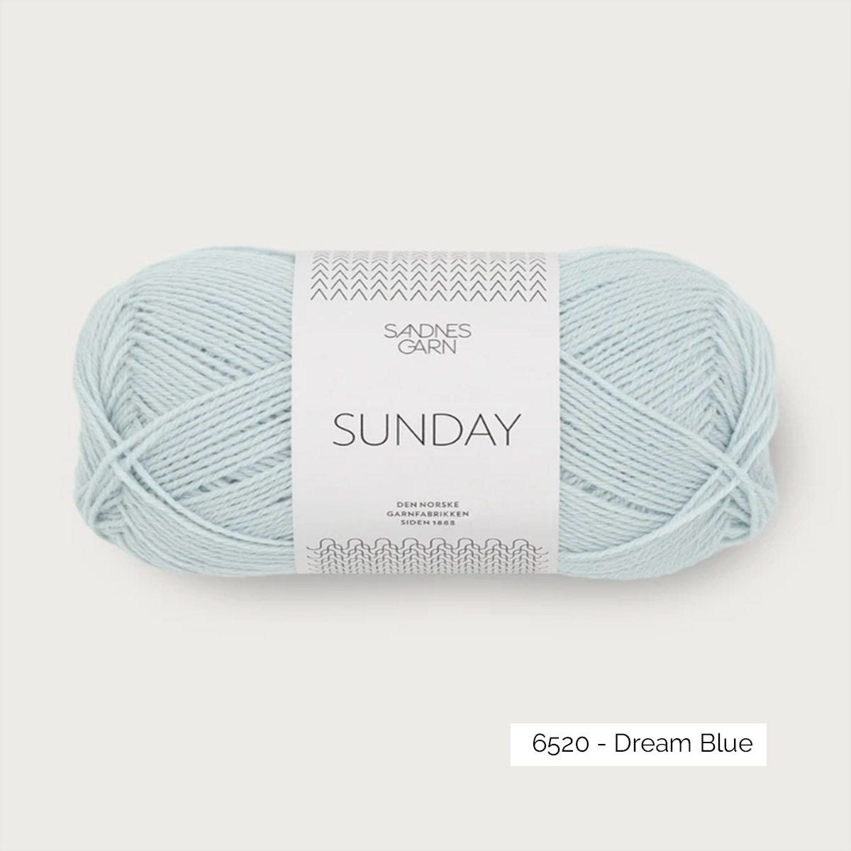 Pelote de Sunday de Sandnes Garn coloris 6520 Dream Blue