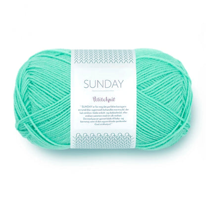 Pelote de Sunday de Sandnes Garn coloris  7723 Mint