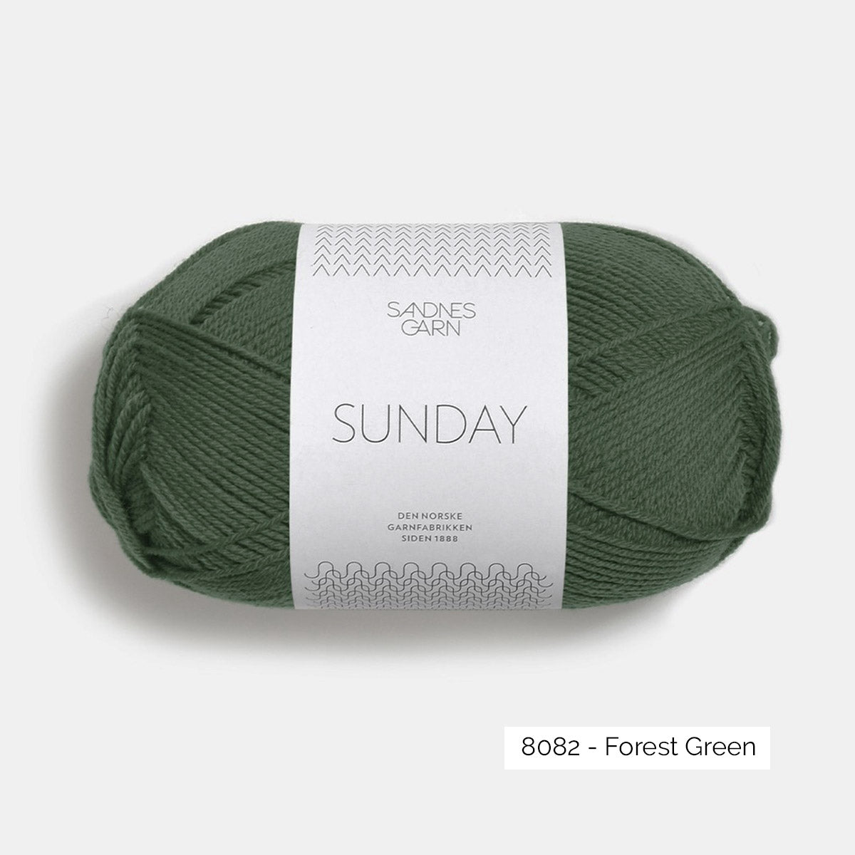 Pelote de Sunday de Sandnes Garn coloris  8082 Forest Green