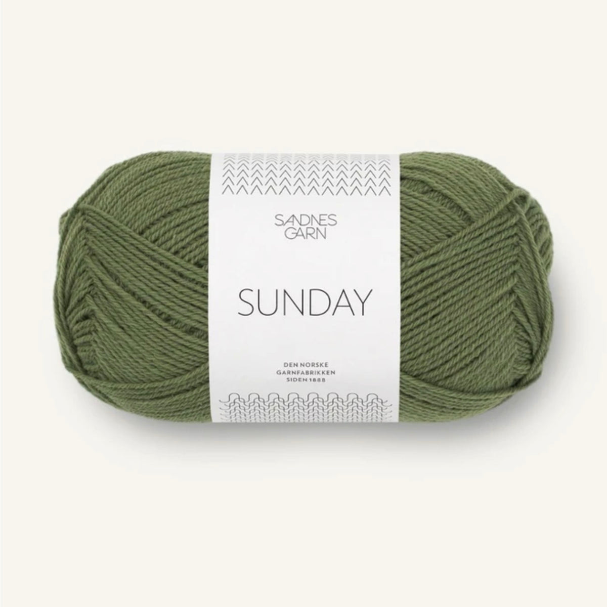 Pelote de Sunday de Sandnes Garn coloris 9062 Olive Green