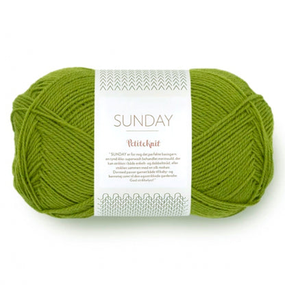 Pelote de Sunday de Sandnes Garn, coloris 9564 Matcha Green