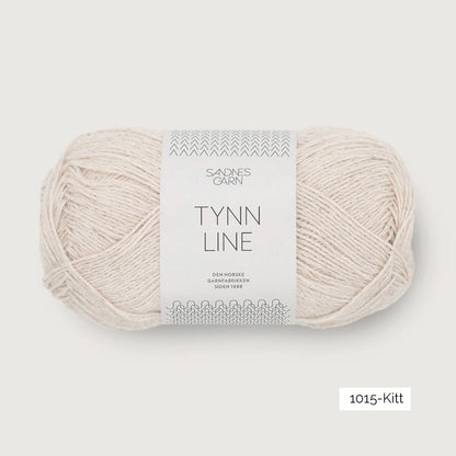 Pelote de Tynn Line de Sandnes Garn coloris 1015 Kitt