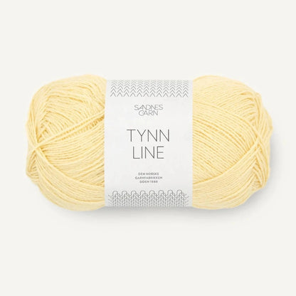 Pelote de Tynn Line de Sandnes Garn coloris 2112 Lys Gul