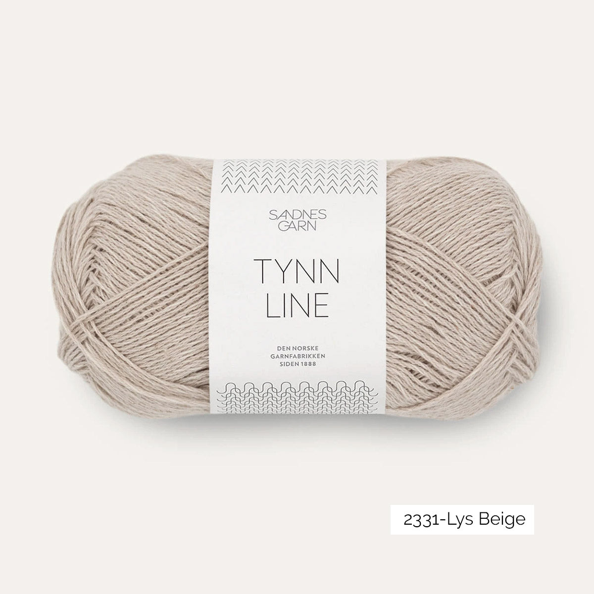 Pelote de Tynn Line de Sandnes Garn coloris 2331 Lys Beige