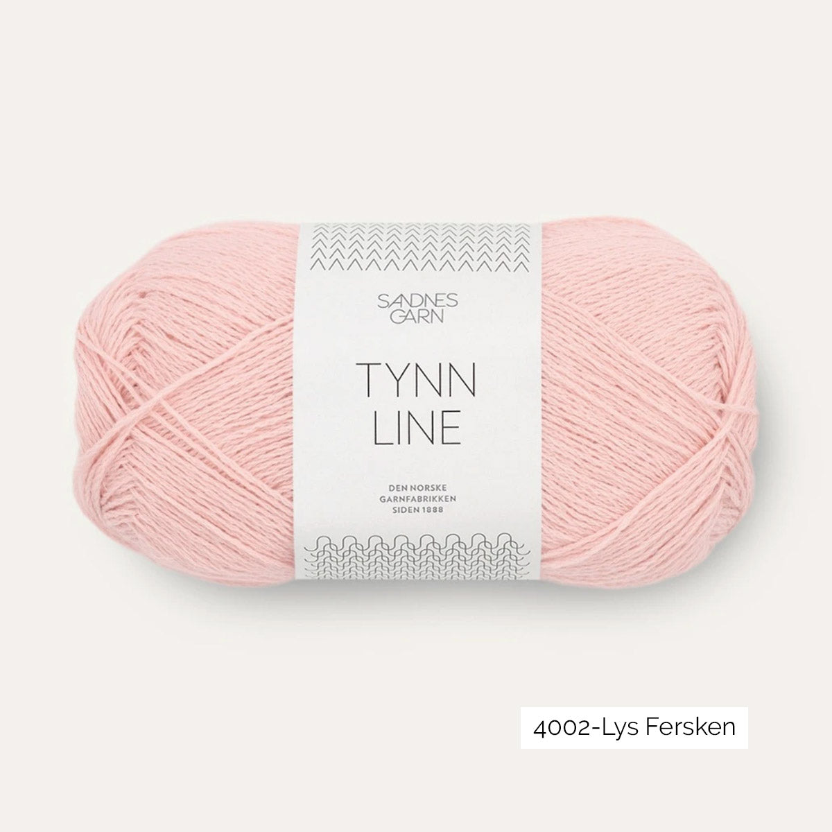 Pelote de Tynn Line de Sandnes Garn coloris 4002 Lys Fersken