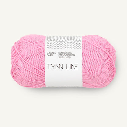 Pelote de Tynn Line de Sandnes Garn coloris 4813 Pink Lilac
