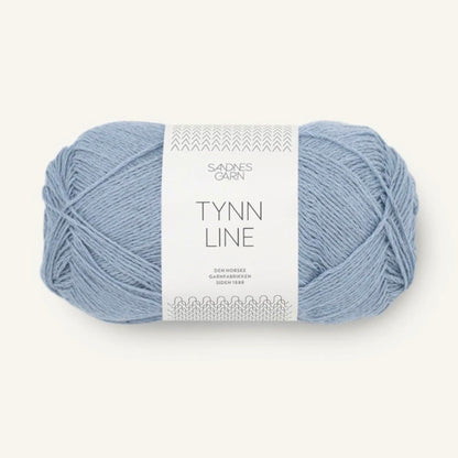Pelote de Tynn Line de Sandnes Garn coloris 6032 Blå Hortensia