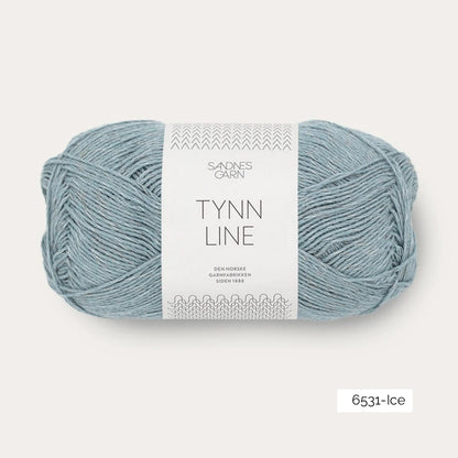Pelote de Tynn Line de Sandnes Garn, coloris 6531 Ice