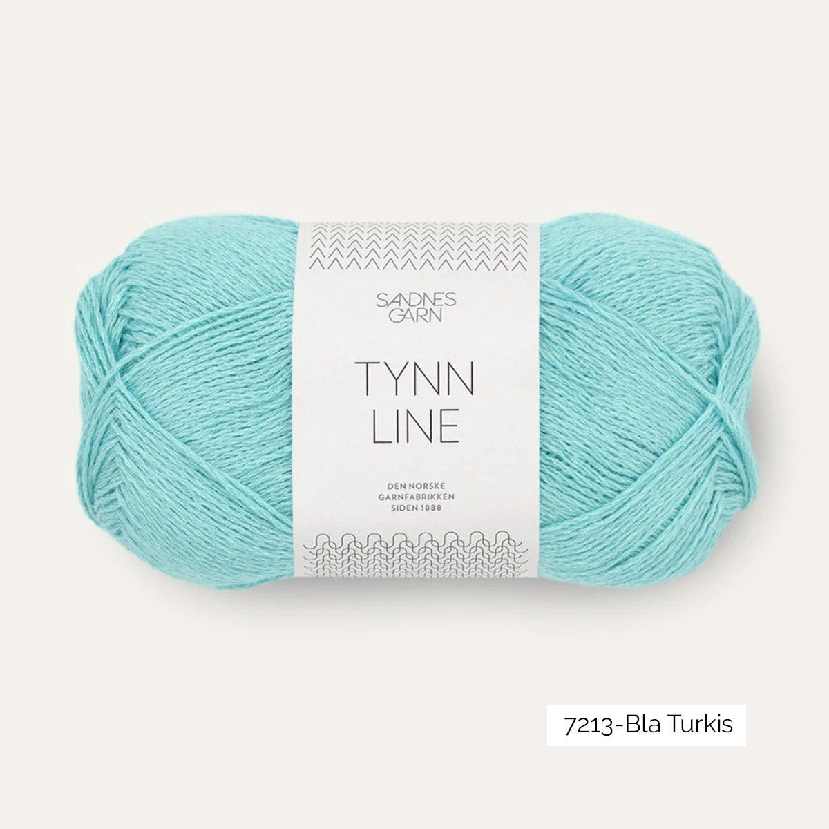 Pelote de Tynn Line de Sandnes Garn coloris 7213 Blå Turkis