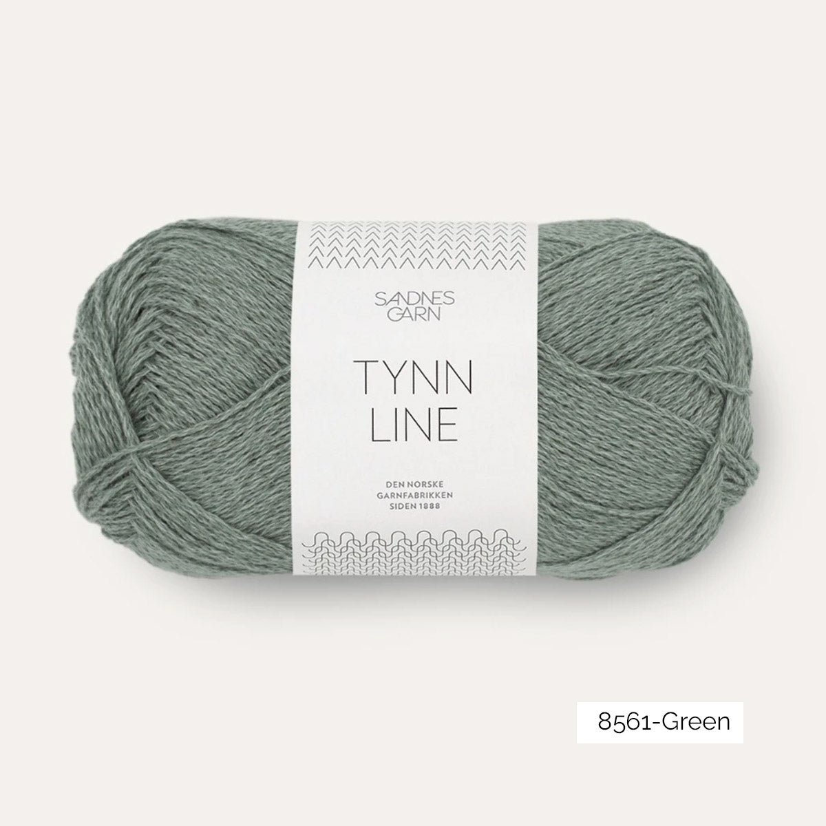 Pelote de Tynn Line de Sandnes Garn coloris 8561 Green