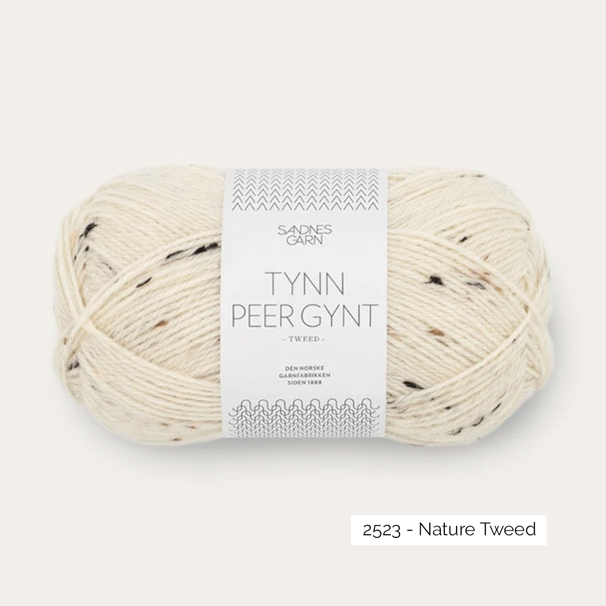 Pelote de Tynn Peer Gynt de Sandnes Garn, coloris 2523 Nature Tweed