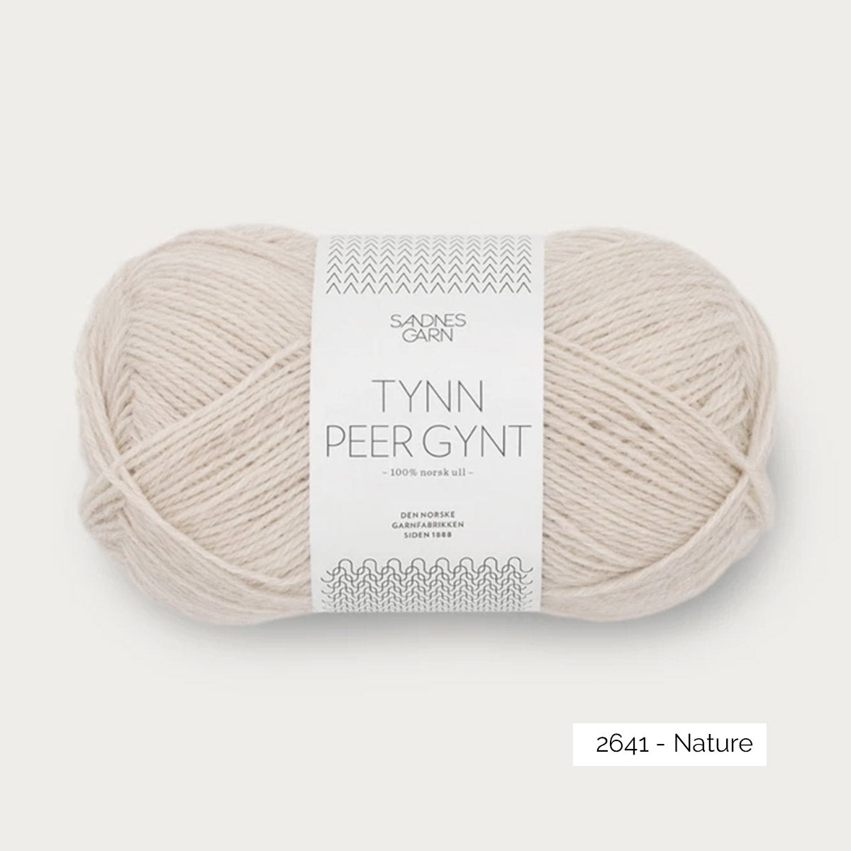 Pelote de Tynn Peer Gynt de Sandnes Garn coloris 2641 Nature