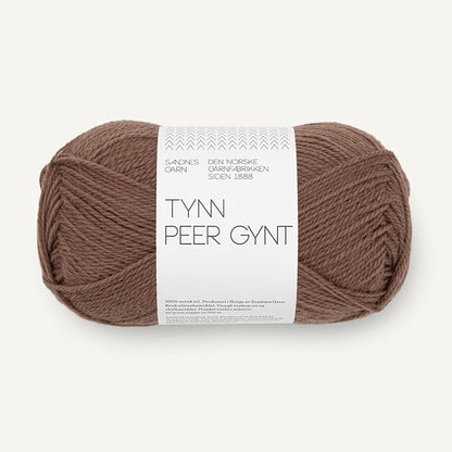 Pelote de Tynn Peer Gynt de Sandnes Garn, coloris 3161 Acorn