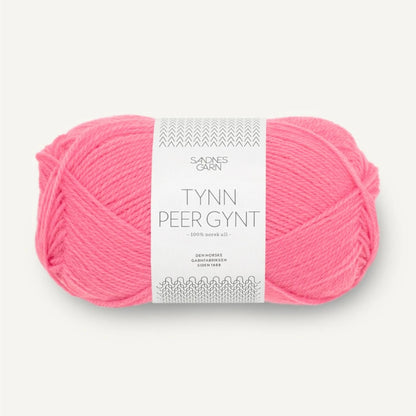 Pelote de Tynn Peer Gynt de Sandnes Garn coloris 4315 Bubblegum Pink