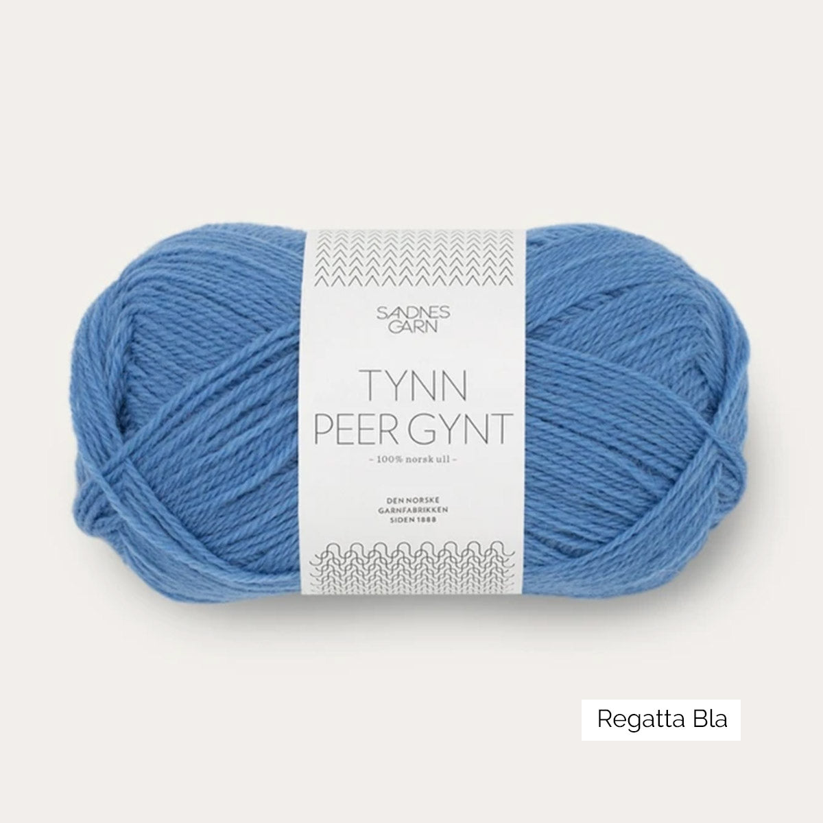 Pelote de Tynn Peer Gynt de Sandnes Garn, coloris 6044 Regatta Blue