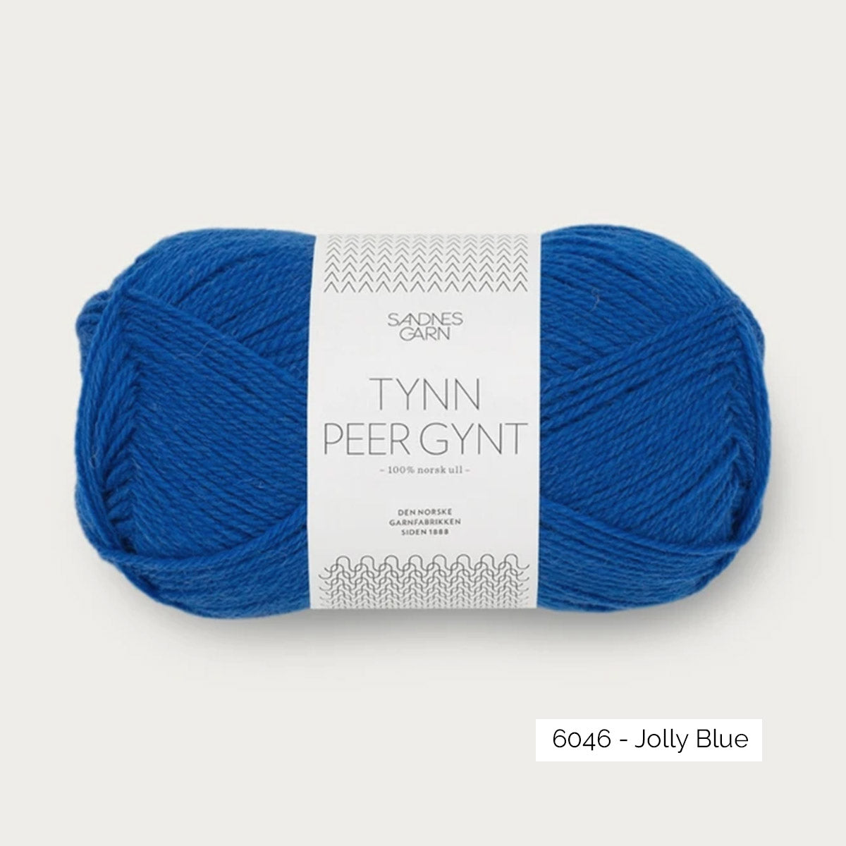 Pelote de Tynn Peer Gynt de Sandnes Garn, coloris 6046 Jolly Blue