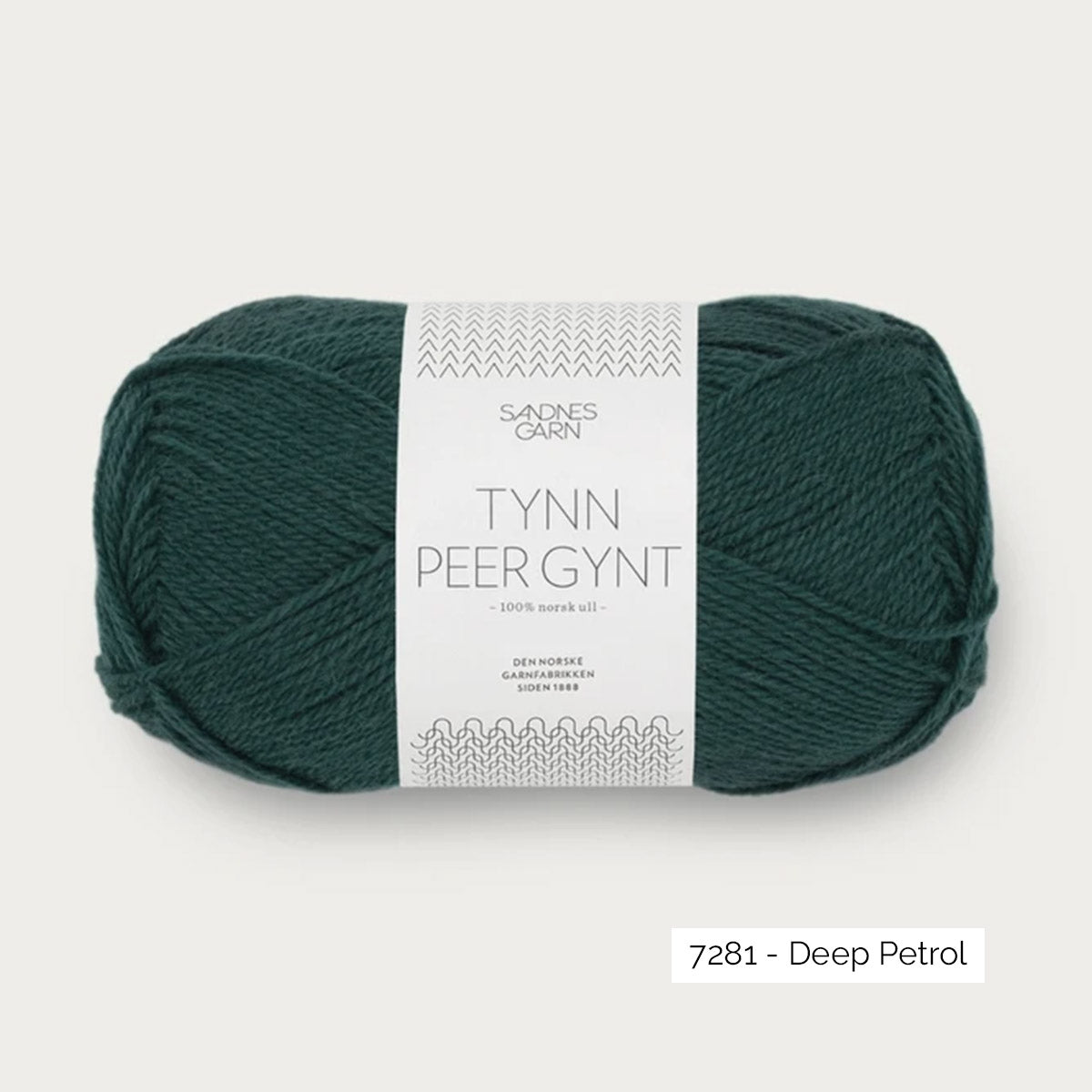 Pelote de Tynn Peer Gynt de Sandnes Garn coloris 7281 Deep Petrol