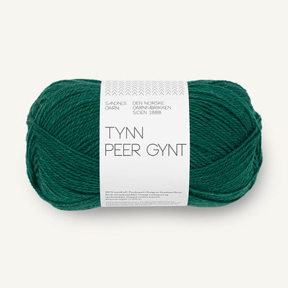 Pelote de Tynn Peer Gynt de Sandnes Garn, coloris 7772 Rainforest