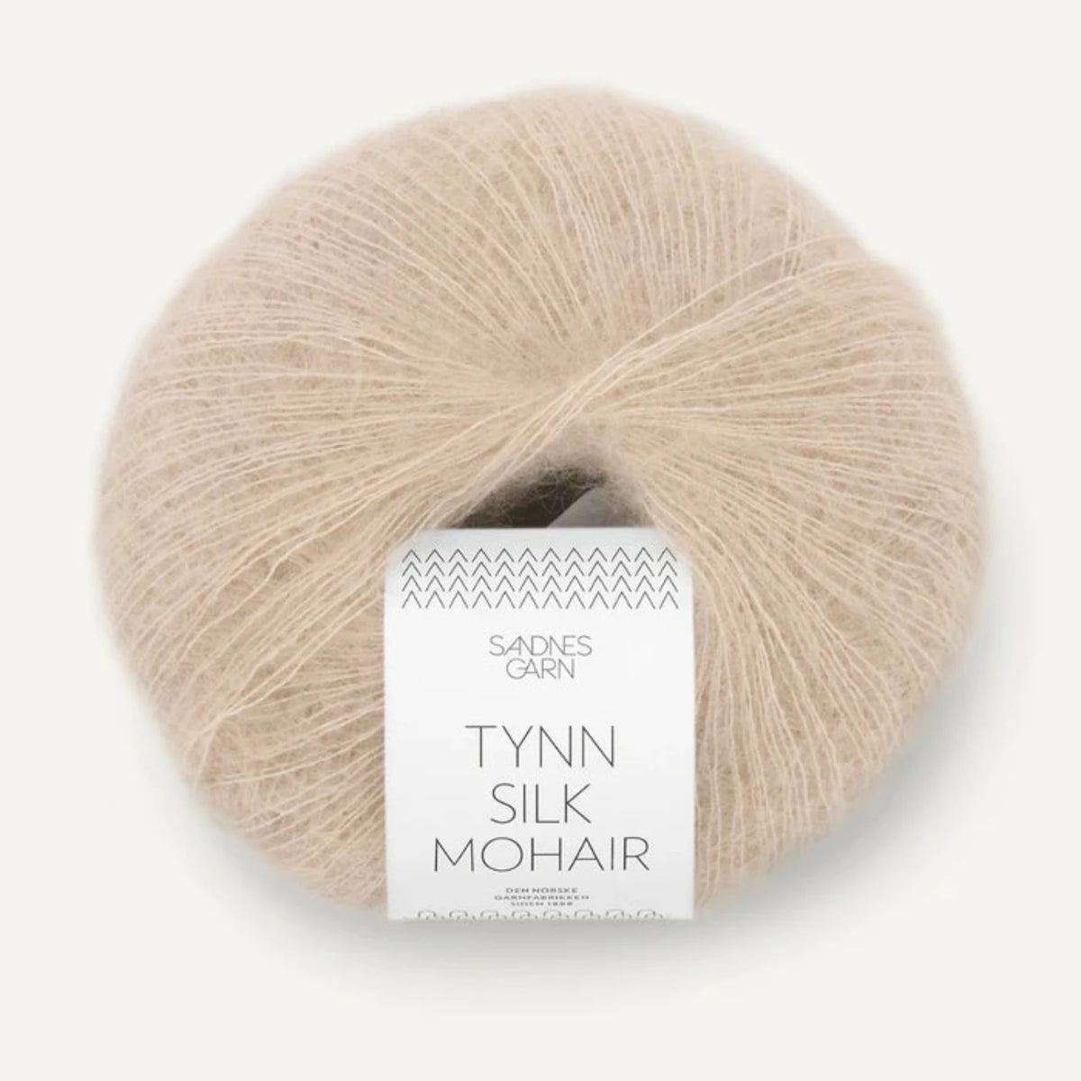 Pelote de Tynn Silk Mohair de Sandnes Garn coloris 2650 Beige Mottled