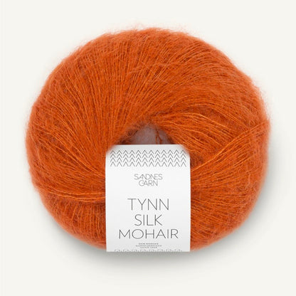 Pelote de Tynn Silk Mohair de Sandnes Garn coloris 2745 Cognac