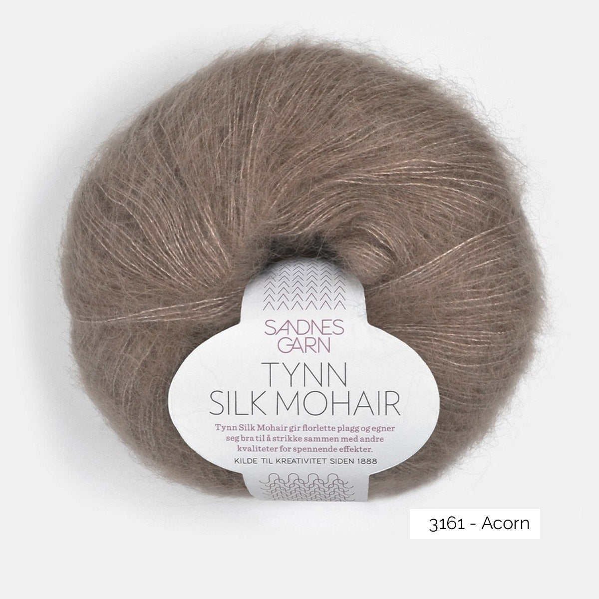 Pelote de Tynn Silk Mohair de Sandnes Garn coloris 3161 Acorn