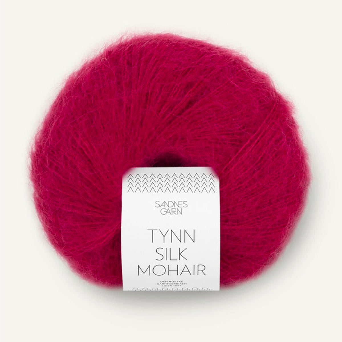 Pelote de Tynn Silk Mohair de Sandnes Garn coloris 4255 Rumba Red