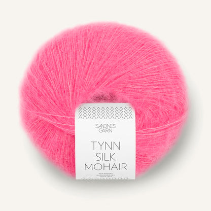 Pelote de Tynn Silk Mohair de Sandnes Garn coloris 4315 Bubblegum Pink