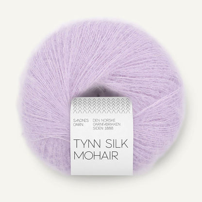 Pelote de Tynn Silk Mohair de Sandnes Garn coloris 5223 Lavender