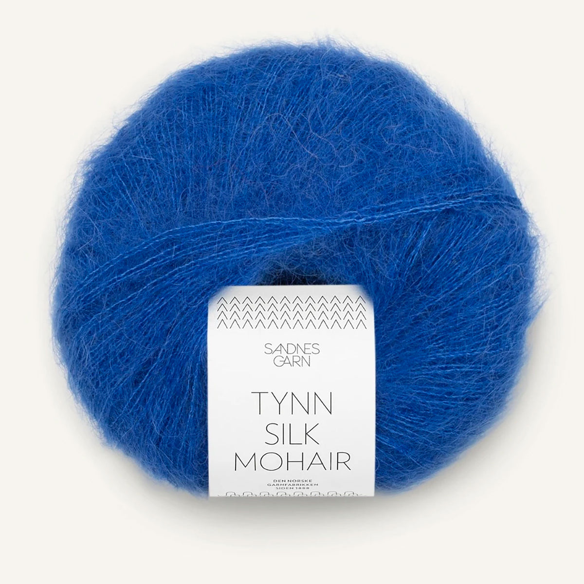 Pelote de Tynn Silk Mohair de Sandnes Garn coloris 5845 Dazzling Blue